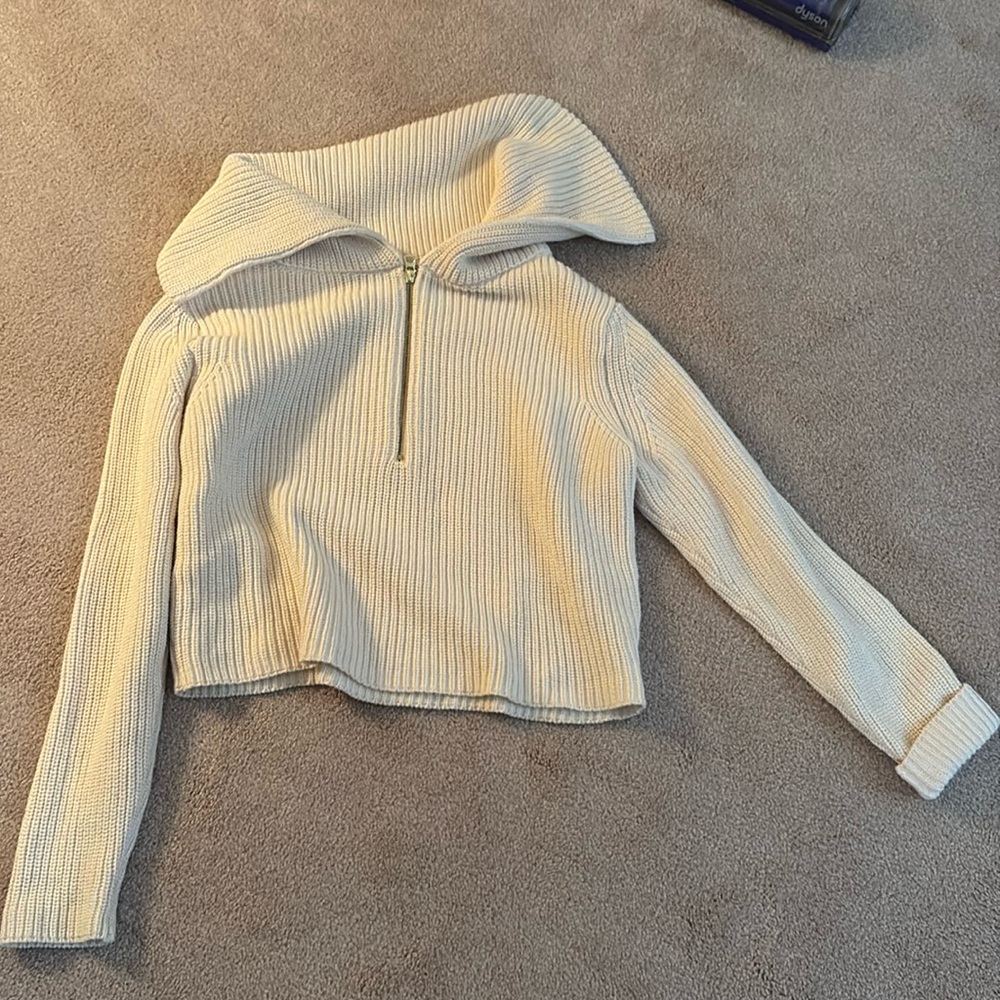 Varley Ivory Vine Half Zip - Size M